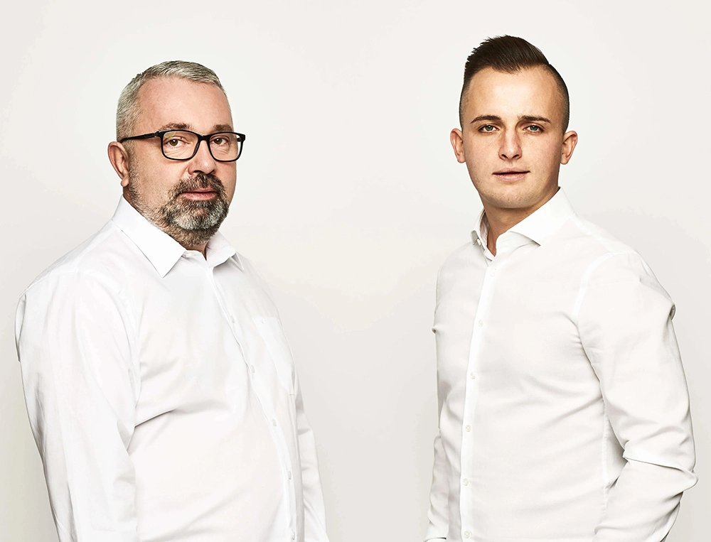 Michal and Przemek